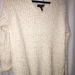 cream sweater